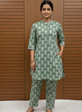 Jaipuri Cotton Floral Cord Set – Daily Wear