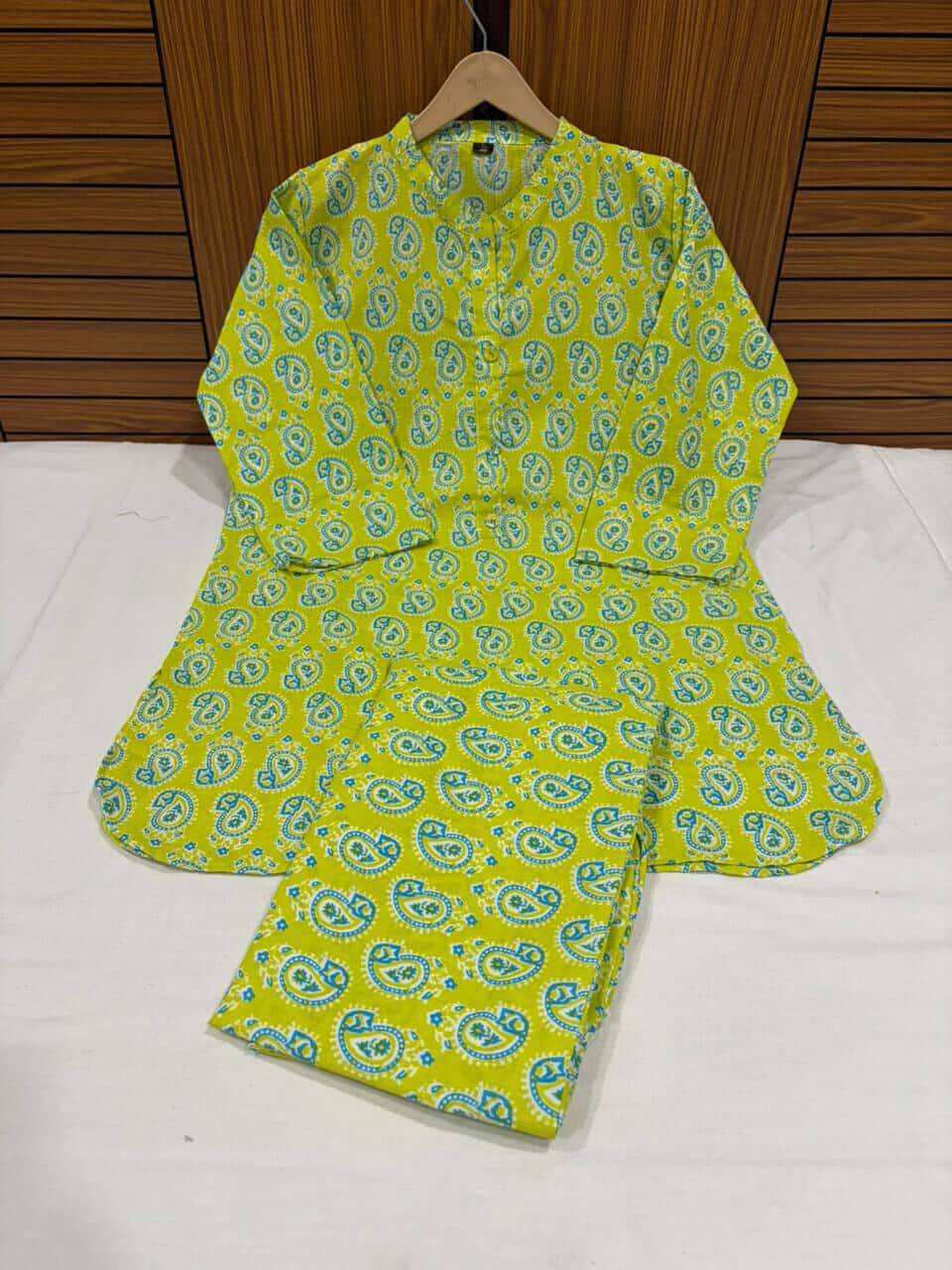 Jaipuri Cotton Daily Wear Cord Set