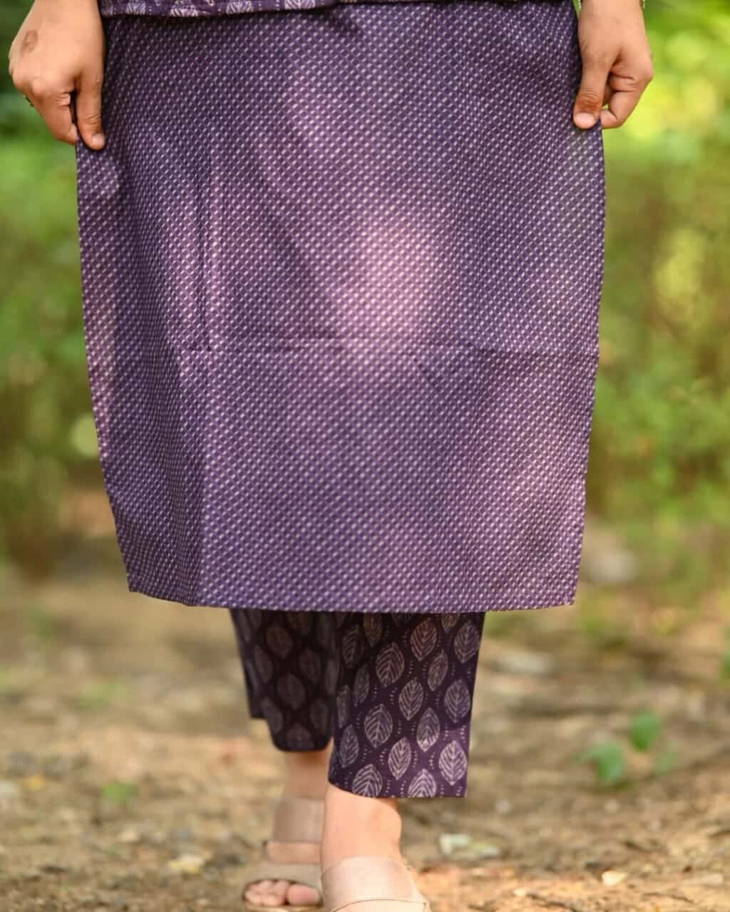 Premium Cotton Kurta Set with Warm Quilted Jacket - Winter Collection