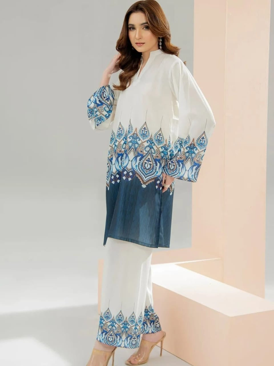 Premium Mul Cotton Co-Ord Set - Digital Print