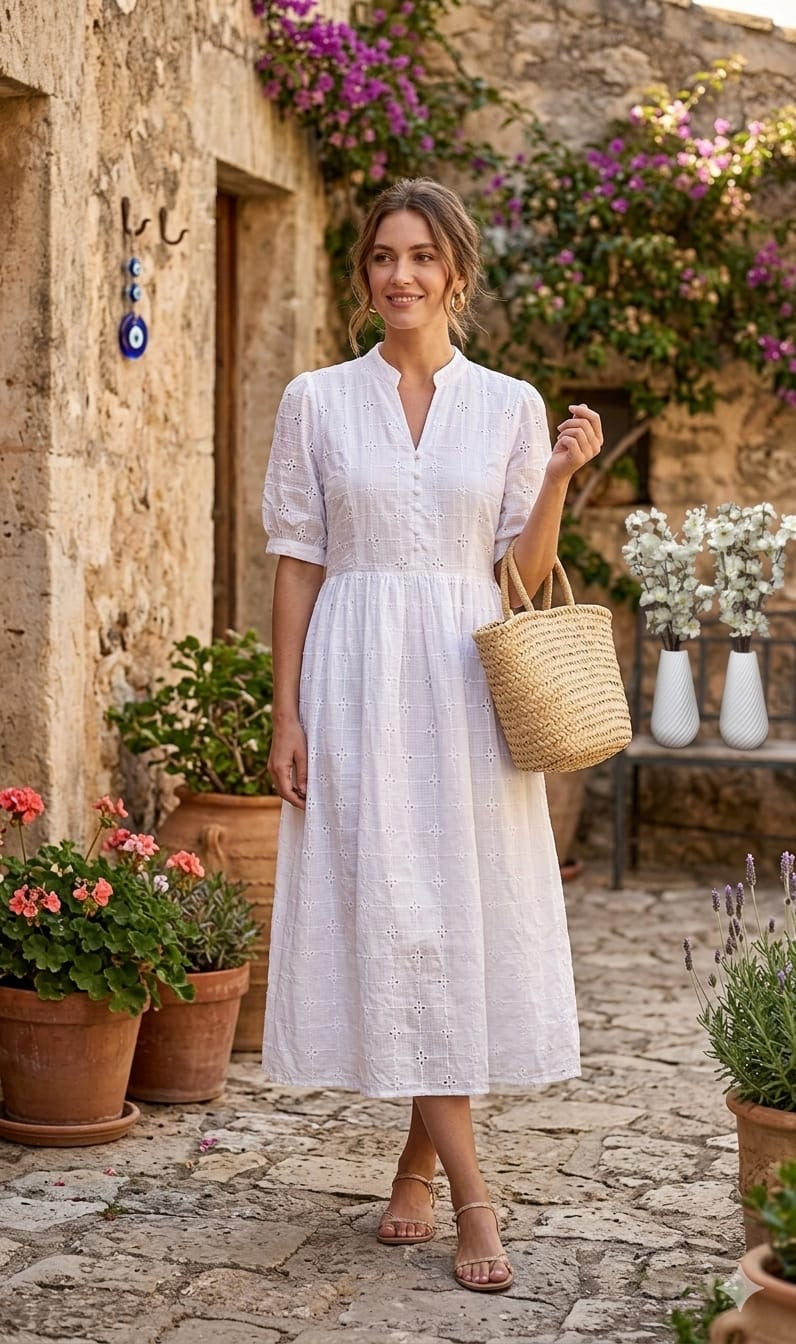 Schifli Dress | Cotton | Free Size (L to 3XL)