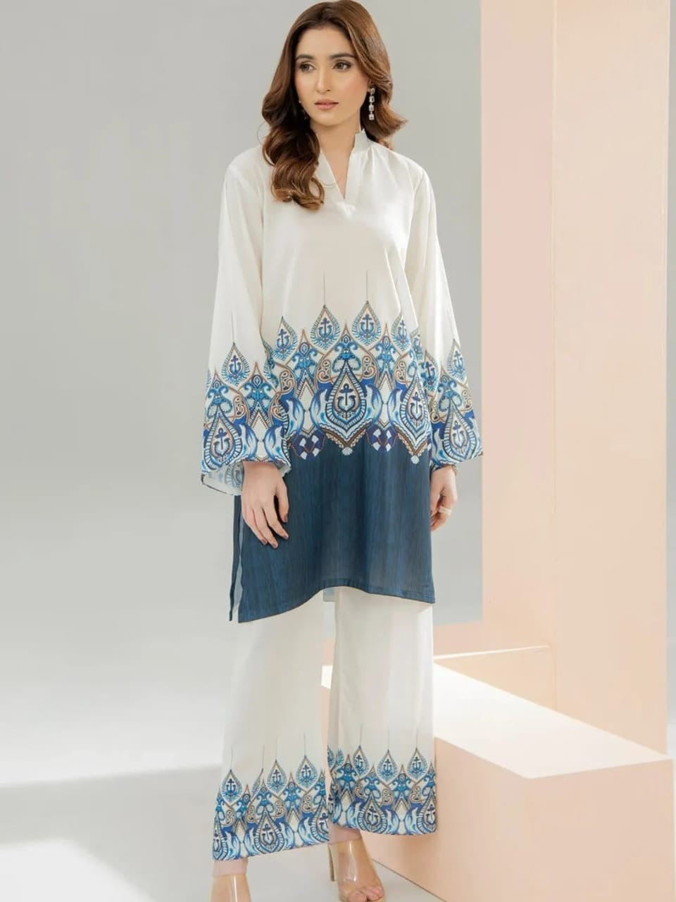 Premium Mul Cotton Co-Ord Set - Digital Print