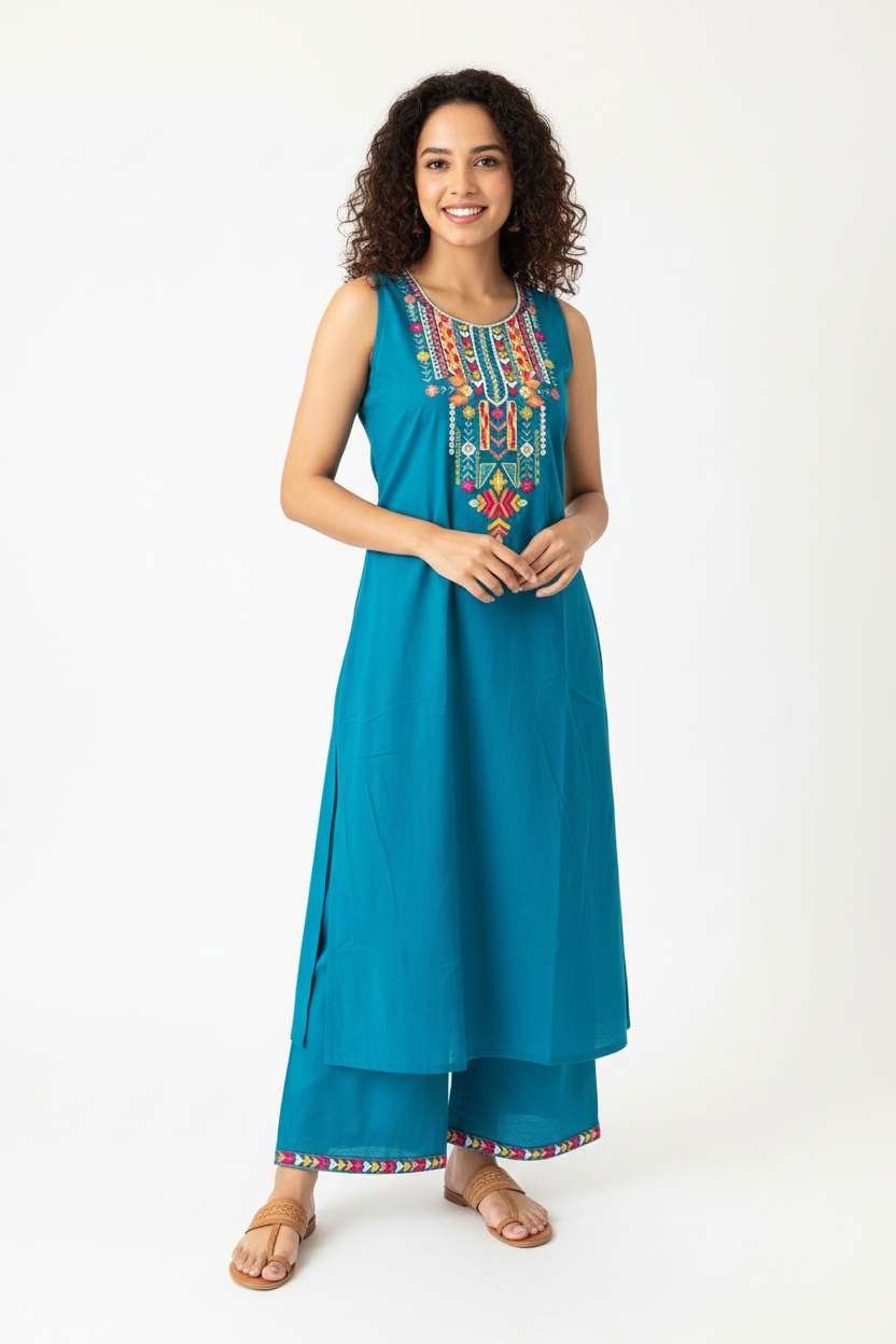 Kurta set with new model